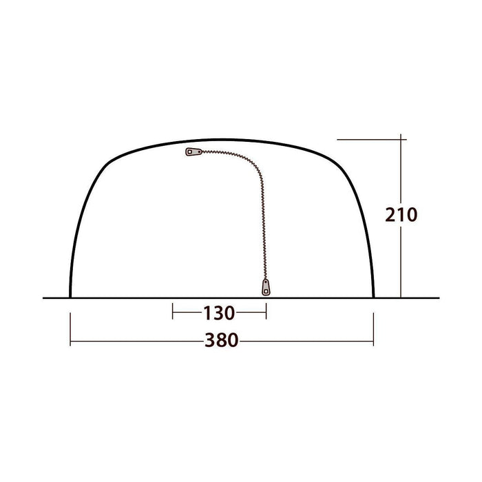 Outwell Tent Lawndale 6 - SC2023 6 Berth Pole Tent Outwell - UK Camping And Leisure