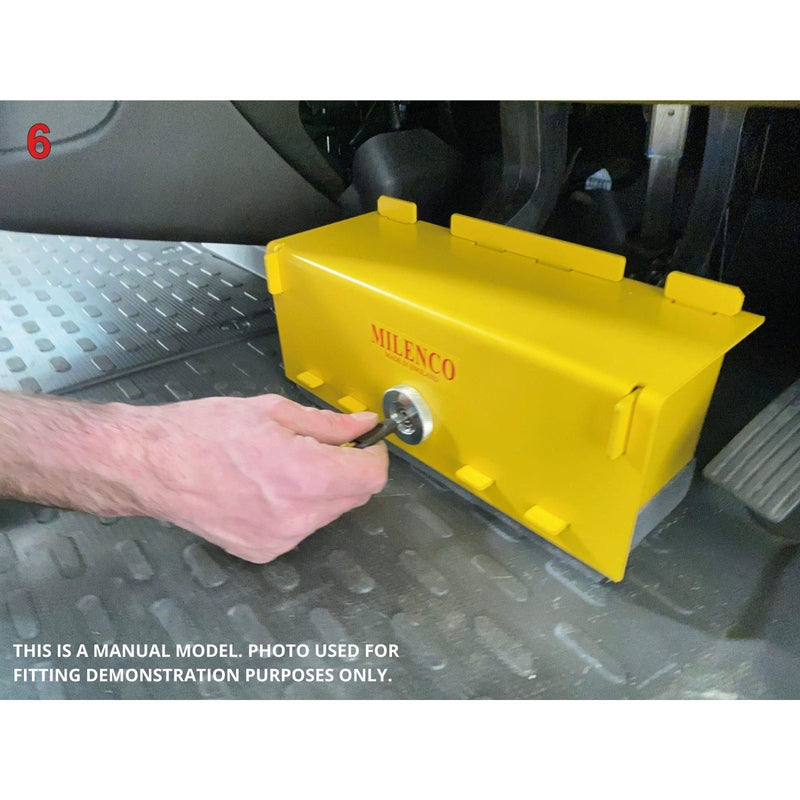 Milenco Pedal BC Lock Automatic Ford Transit (2014+) Mercedes Sprinter (2006+) Motorhome Milenco - UK Camping And Leisure