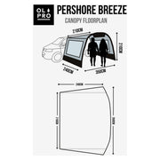 Olpro Pershore Breeze Inflatable Canopy Olpro - UK Camping And Leisure