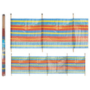 Pole Windbreaker Beach Summer Camping Garden Sun Wind Shelter Screen 4/5/8/10 PMS - UK Camping And Leisure