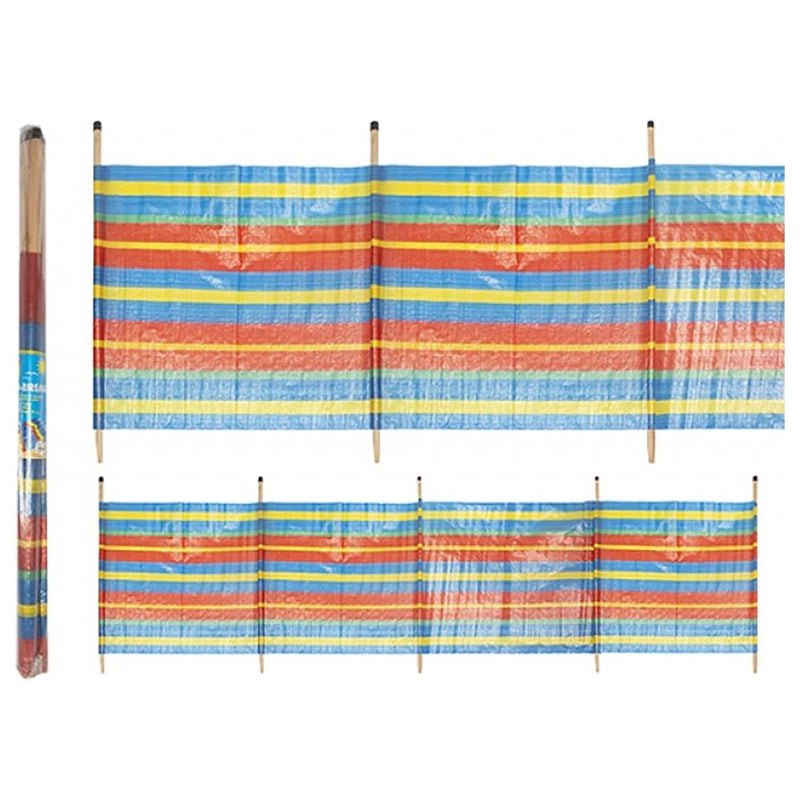 Pole Windbreaker Beach Summer Camping Garden Sun Wind Shelter Screen 4/5/8/10 PMS - UK Camping And Leisure