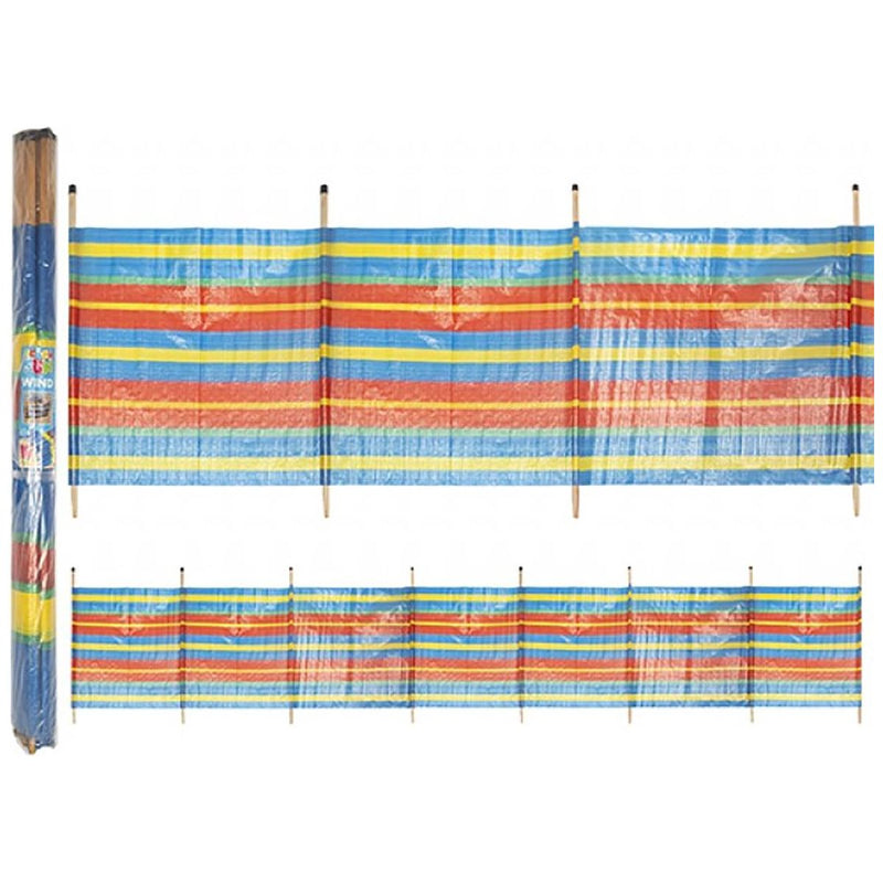 Pole Windbreaker Beach Summer Camping Garden Sun Wind Shelter Screen 4/5/8/10 PMS - UK Camping And Leisure