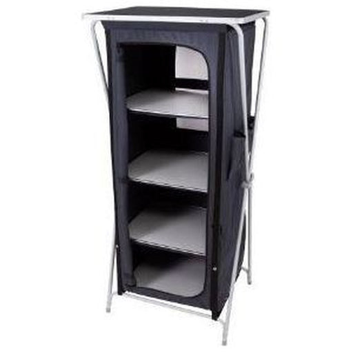 Portable Camping Storage Cabinet Folding Canvas Wardrobe Clothes Cupboard Shelf Via Mondo - UK Camping And Leisure