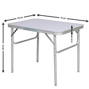 Portable Aluminium Folding Camping Table Camp Active - UK Camping And Leisure