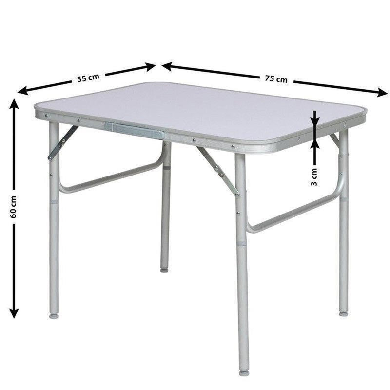 Portable Aluminium Folding Camping Table Camp Active - UK Camping And Leisure