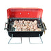 Portable Table Top Gas Barbeque With Lava Rocks Crusader - UK Camping And Leisure