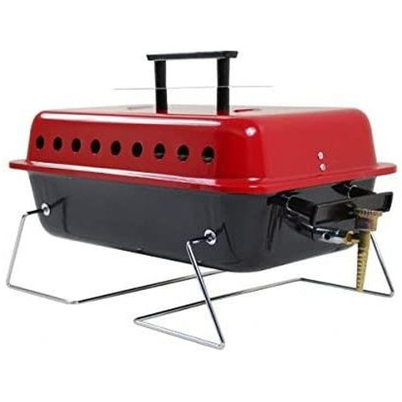 Portable Table Top Gas Barbeque With Lava Rocks Crusader - UK Camping And Leisure