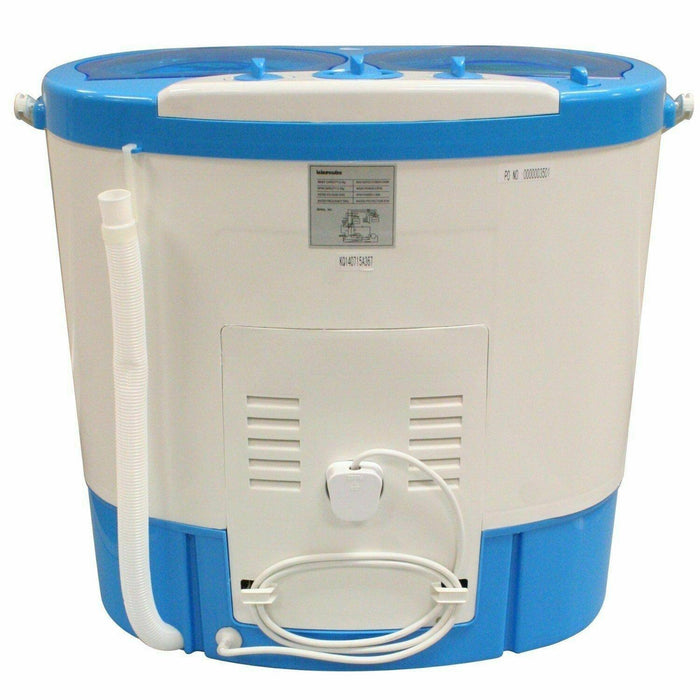 Portable Twin Tub Washing Machine Spin Dryer Camping Caravan Motorhome Student Leisurewize - UK Camping And Leisure