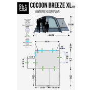 Olpro Cocoon Breeze XL v2 Motorhome Awning ( Grey ) Olpro - UK Camping And Leisure