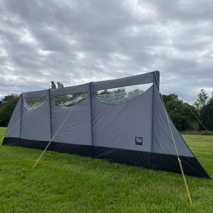 Olpro Inflatable 5.7m Wide Windbreak Olpro - UK Camping And Leisure