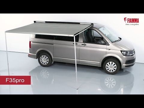Fiamma F35 Pro Minivan Awning - Titanium Case Fiamma - UK Camping And Leisure