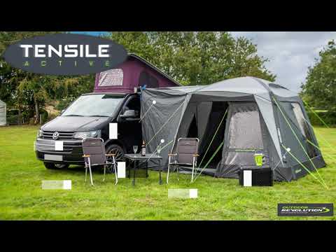 Outdoor Revolution Cayman Air LOW Driveaway Campervan Awning (180 - 220) | VW Transporter, Mercedes Vito, driveaway awning