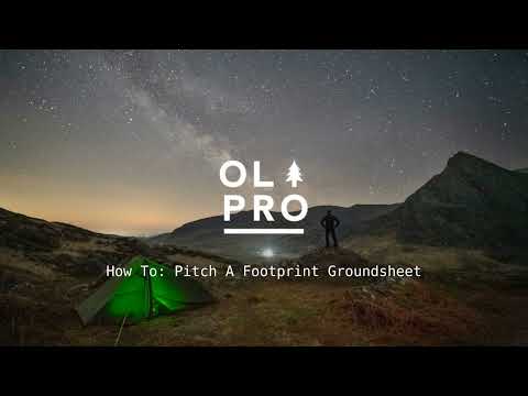 Olpro Abberley - Footprint Groundsheet (with Pegs) | lightweight, ground cover