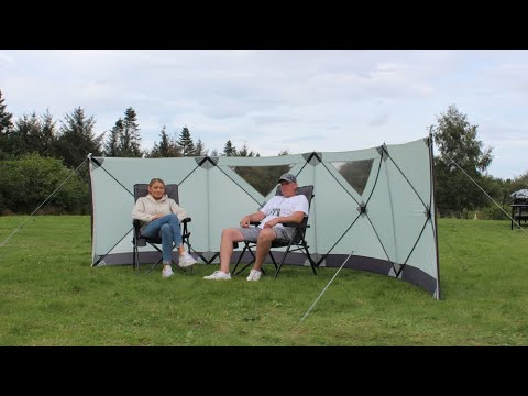 Outdoor Revolution Pronto Compact 4 Panel Windbreak (125 x 500) Fast Assembly Outdoor Revolution - UK Camping And Leisure