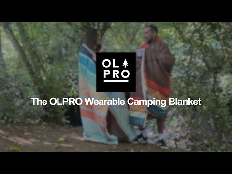 Olpro Blanco Outdoor Camping Blanket (Tonal TreeTops) | lightweight, beach