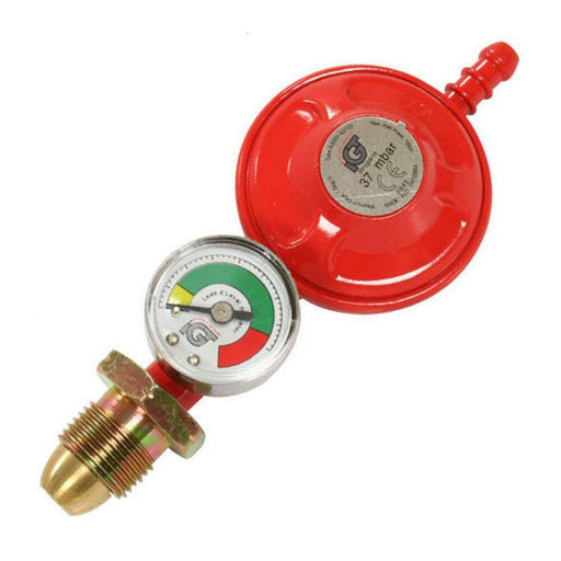 Propane Gas Regulator With Gas Pressure Gauge UK Camping And Leisure