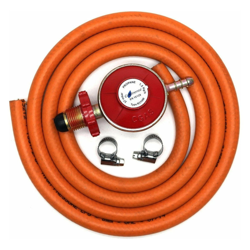 Propane Regulator Hand Wheel & Hose Clip Kit 2 Clips Caravan Gas Bottle Camping Crusader - UK Camping And Leisure