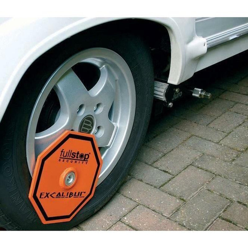 Purpleline Fullstop Excalibur High Security Receiver Wheel Lock Clamp Caravan Purpleline - UK Camping And Leisure