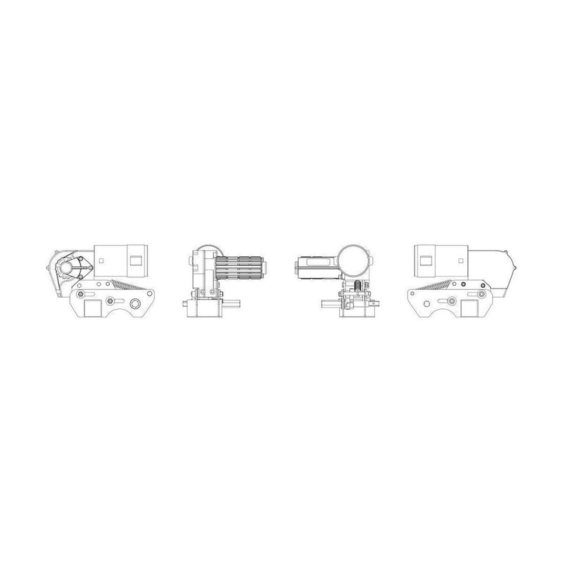 Quattro Titanium motor Manual Engage caravan mover 2300kg EGO400 Quattro - UK Camping And Leisure