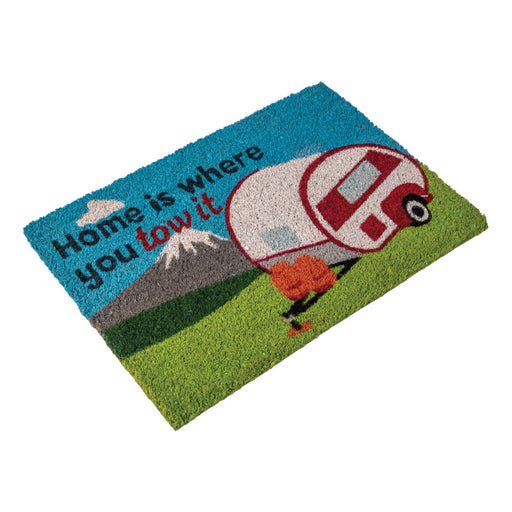 Quest Caravan Door Mat Home Is Where You Park It Outdoor Heavy Duty Coir Quest - UK Camping And Leisure
