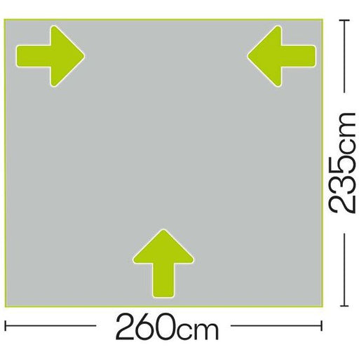 Quest Falcon 260 Super Lightweight Air Inflatable Caravan Porch Awning 2022 Quest - UK Camping And Leisure
