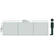 Quest Falcon 500  Windbreak Camping Fishing Caravan Portable 500 x 140cm A103 Quest - UK Camping And Leisure