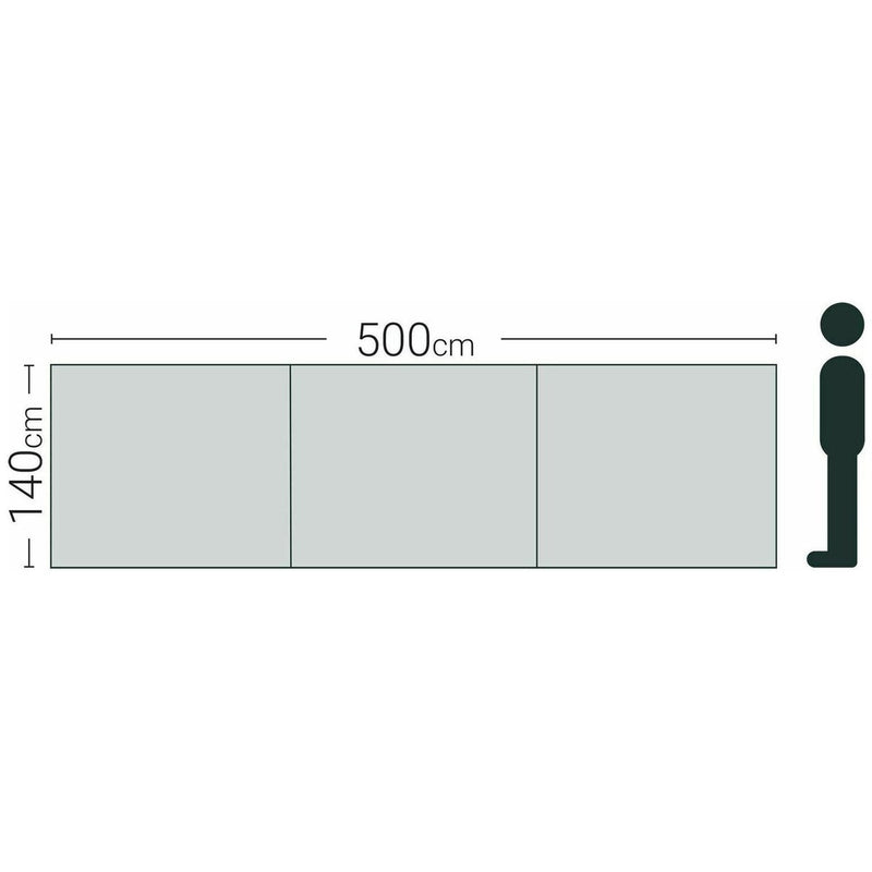 Quest Falcon 500  Windbreak Camping Fishing Caravan Portable 500 x 140cm A103 Quest - UK Camping And Leisure
