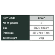 Quest Falcon 500  Windbreak Camping Fishing Caravan Portable 500 x 140cm A103 Quest - UK Camping And Leisure