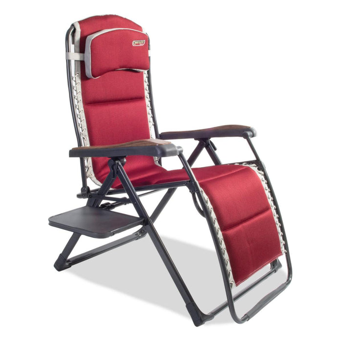 Quest Leisure Bordeaux Pro Relax XL Chair with Side Table Quest - UK Camping And Leisure