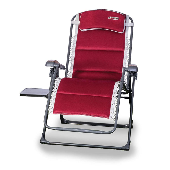 Quest Leisure Bordeaux Pro Relax XL Chair with Side Table Quest - UK Camping And Leisure