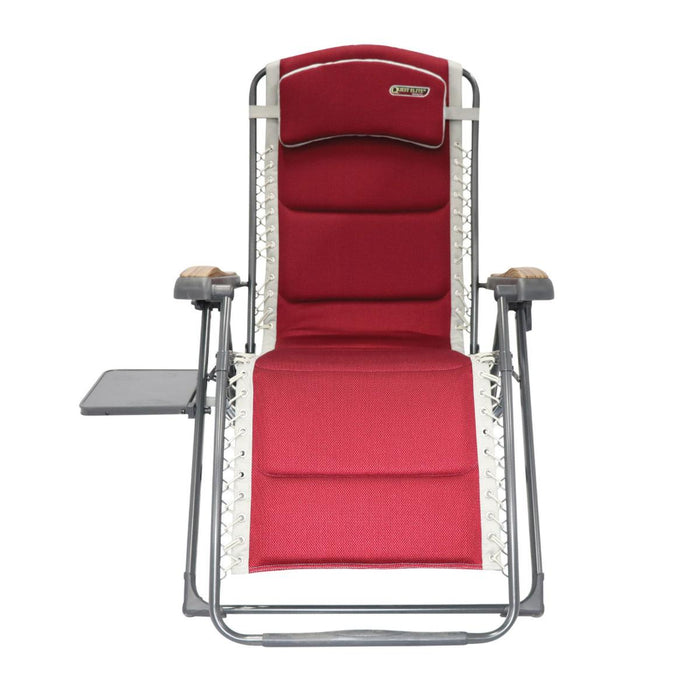 Quest Leisure Bordeaux Pro Relax XL Chair with Side Table Quest - UK Camping And Leisure