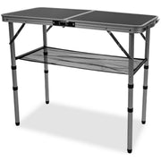 Quest Leisure SpeedFit Range Cleeve Lightweight Camping Table with Shelf 80x40cm Quest - UK Camping And Leisure