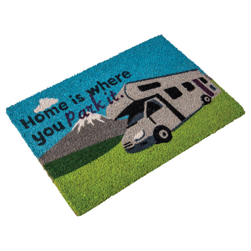 Quest Motorhome Door Mat Home Is Where You Park It Outdoor Heavy Duty Coir Quest - UK Camping And Leisure