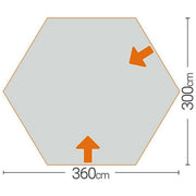 Quest Screen House 6 Pro Quick Pitch Camping Shelter Quest - UK Camping And Leisure