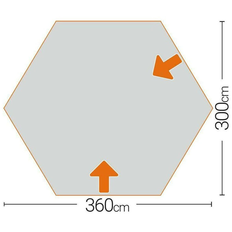 Quest Screen House 6 Pro Quick Pitch Camping Shelter Quest - UK Camping And Leisure