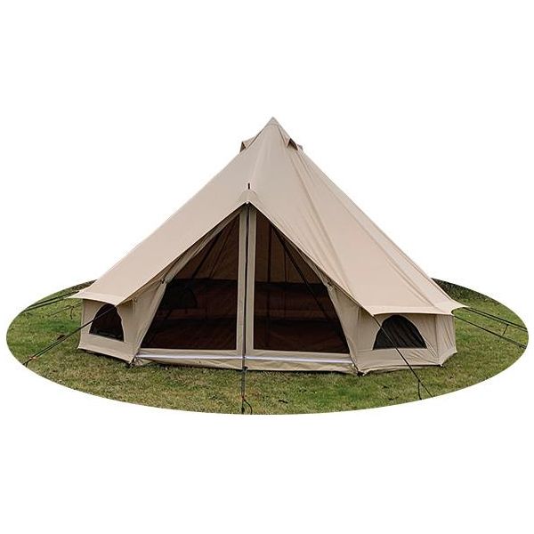 Quest Signature Glamping Classic Bell Tent 4M 6 Berth UK Camping And Leisure