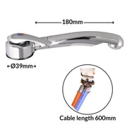 Reich Twist Single Lever Mixer Tap, R/H, Chrome, 45 Degree Angle Spout, 48m Reich - UK Camping And Leisure