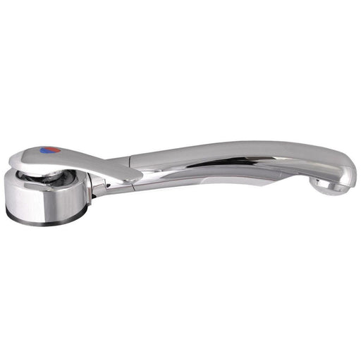 Reich Twist Single Lever Mixer Tap, R/H, Chrome, 45 Degree Angle Spout, 48m Reich - UK Camping And Leisure