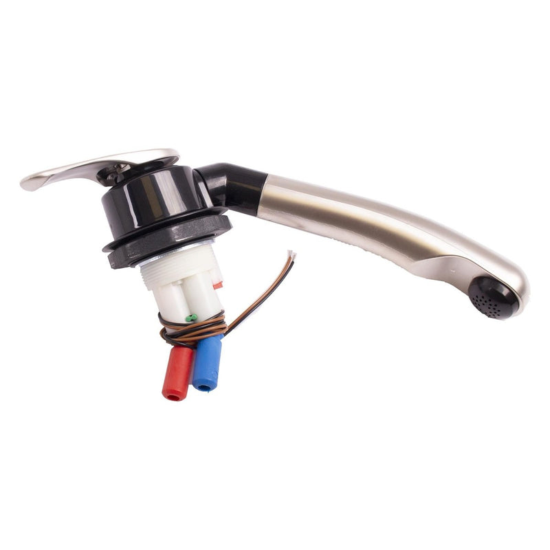 Reich Twist Swift Caravan Or Motorhome Single Lever Mixer Tap R/H Satin Reich - UK Camping And Leisure