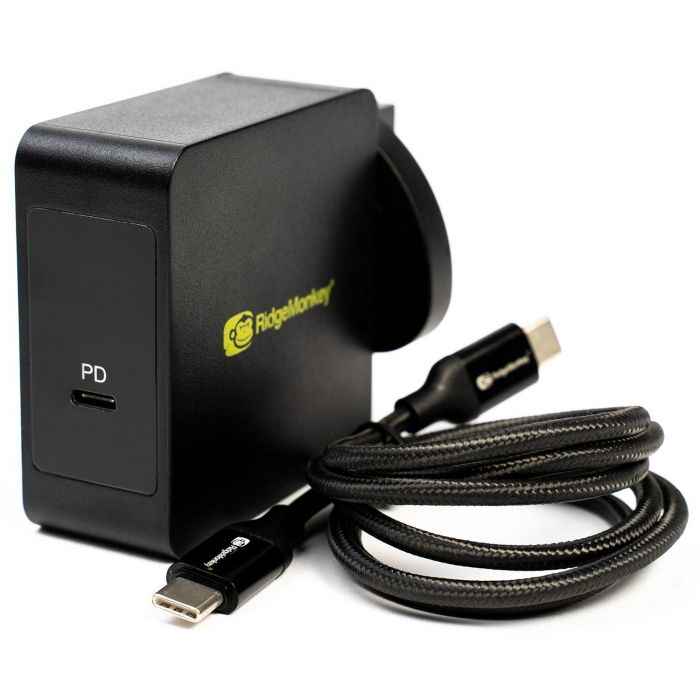 RidgeMonkey Vault 30W USB-C Power Delivery AC Mains Adaptor RidgeMonkey - UK Camping And Leisure