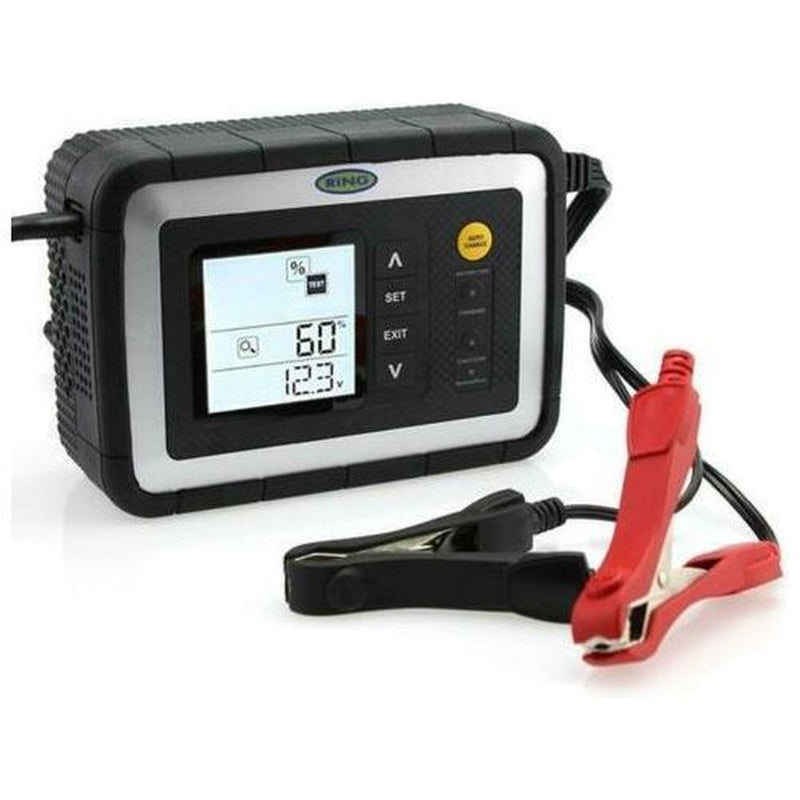 Ring 12V Multi Stage Fully Automatic Smartcharge Battery Charger RSC612 upto 5.0L Ring Automotive - UK Camping And Leisure