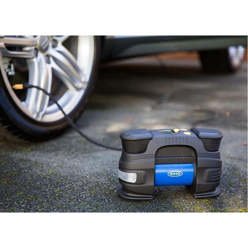 Ring 12V Rapid Digital Tyre Inflator for Campervans Motorhomes Caravan Car Ring Automotive - UK Camping And Leisure