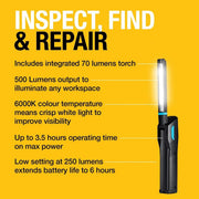 Ring MAGFLEX SLIM500 Rechargeable Slim Inspection Lamp Ring Automotive - UK Camping And Leisure