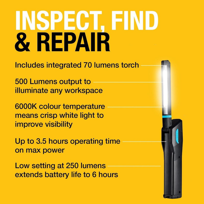 Ring MAGFLEX SLIM500 Rechargeable Slim Inspection Lamp Ring Automotive - UK Camping And Leisure
