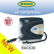 Ring RAC630 12V Digital Air Compressor Wheel Tyre Inflator Pump Psi & Bar + Case Ring - UK Camping And Leisure