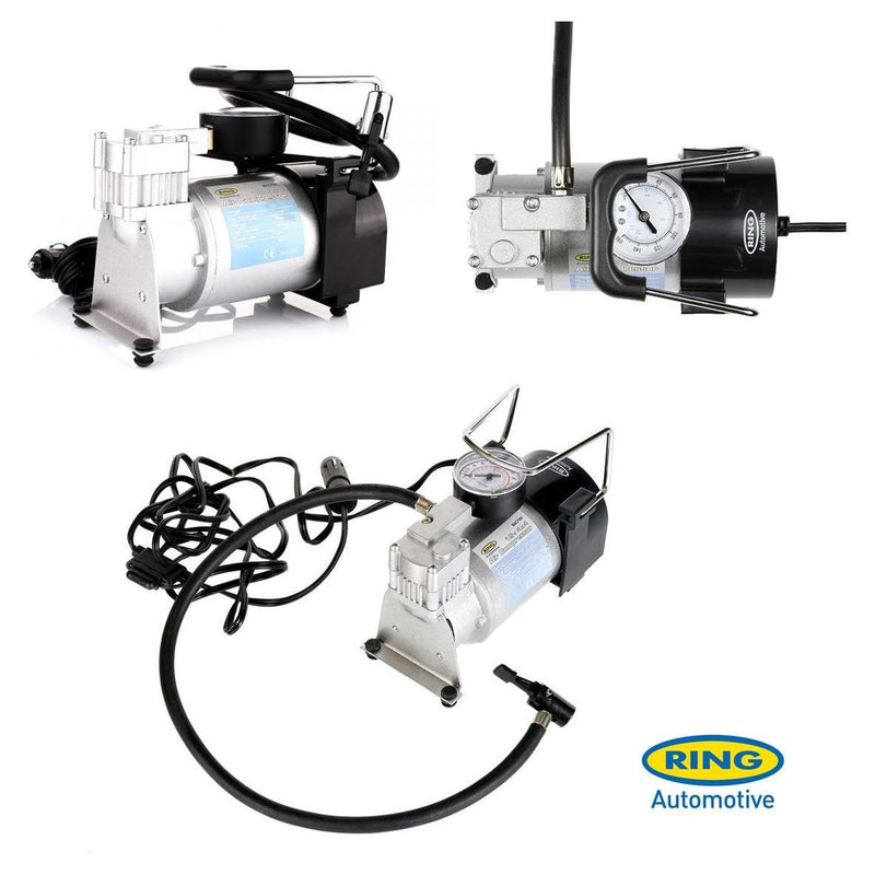 Ring RAC700 12v 4x4 Car Van Bike Tyre Air Compressor Inflator Electric Pump Ring Automotive - UK Camping And Leisure