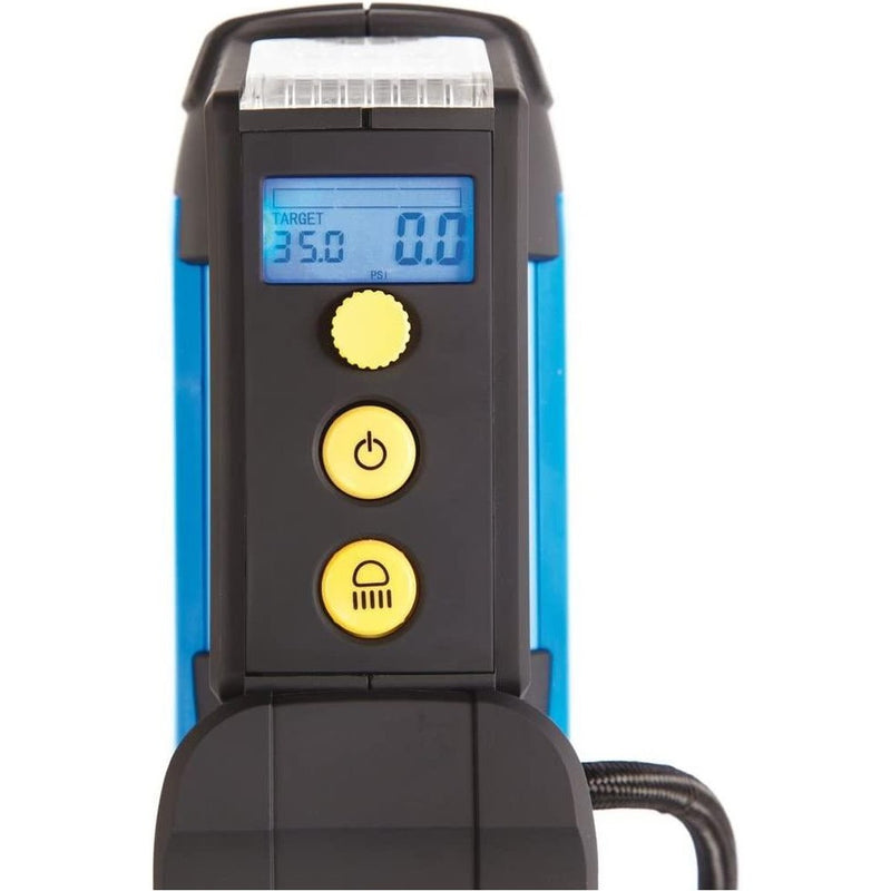 Ring RAC820 12V Fast Flow Digital Tyre Inflator Preset Function Adaptor Set 4x4 Van Car Ring Automotive - UK Camping And Leisure