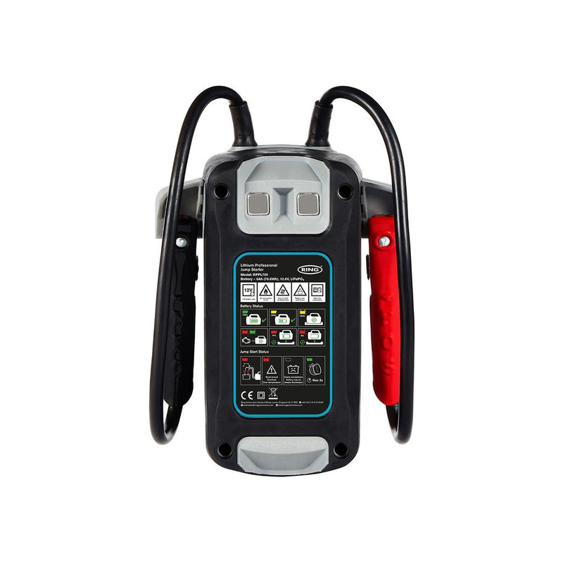 Ring RPPL700 Professional Lithium Jump Starter Booster Power Pack Heavy Duty Ring Automotive - UK Camping And Leisure