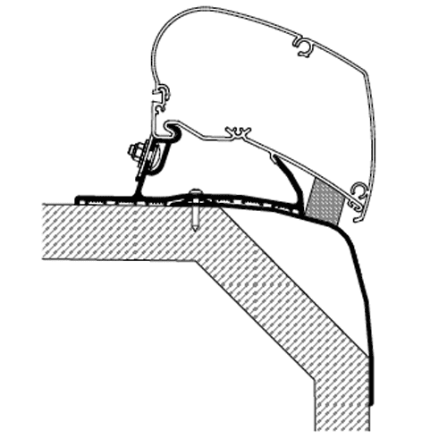 Thule Adapter Roof Laika Ecovip (set: 2x 50cm + 2x 27cm) Thule - UK Camping And Leisure