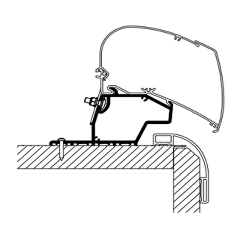Thule Adapter Roof Mobilvetta 2024 (Set: 2x 50cm + 2x 27 cm) Thule - UK Camping And Leisure